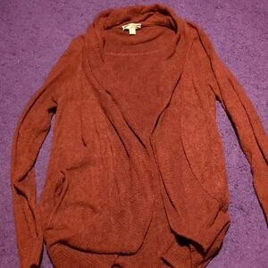 Barefoot Dreams Rich Brown Cowl Neck Sweater